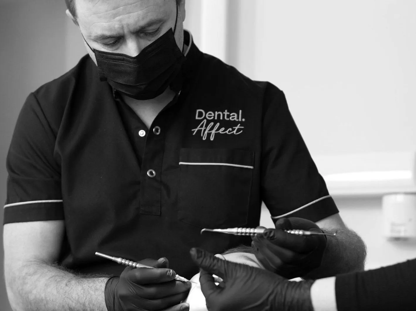Dentist at Dental.Affect preparing for a patient appointment in Highton